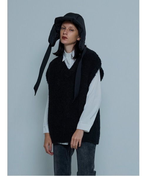 新品未使用 AMAIL アマイル ブロックモードベスト ベスト ダウンベスト AMAIL（アマイル）の「Boucle pon knitvest（ベスト）」 - WEAR