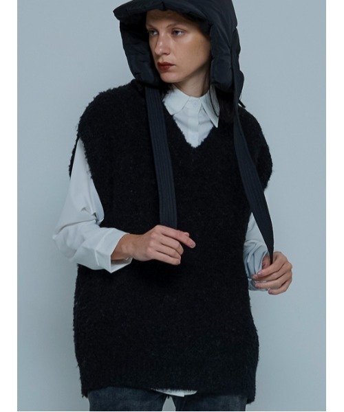 AMAIL（アマイル）の「Boucle pon knitvest（ベスト）」 - WEAR