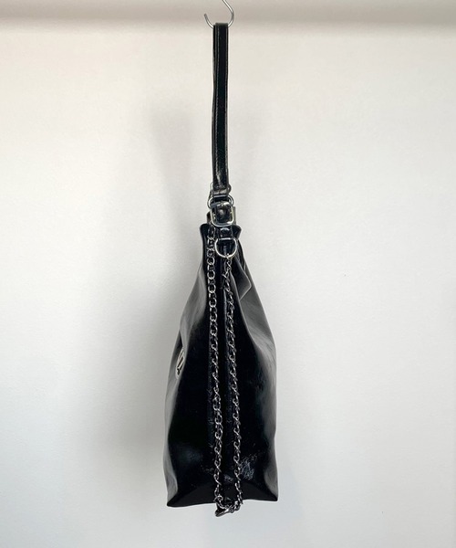 non-hedge(ノンヘッジ)の「Rロゴ2WAYバッグ(バックパック/リュック・レディース・ブラック/シルバー/アイボリー・FREE)」の17枚目の写真