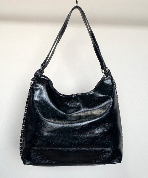 non-hedge(ノンヘッジ)の「Rロゴ2WAYバッグ(バックパック/リュック・レディース・ブラック/シルバー/アイボリー・FREE)」の18枚目の写真