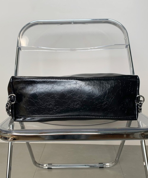 non-hedge(ノンヘッジ)の「Rロゴ2WAYバッグ(バックパック/リュック・レディース・ブラック/シルバー/アイボリー・FREE)」の20枚目の写真