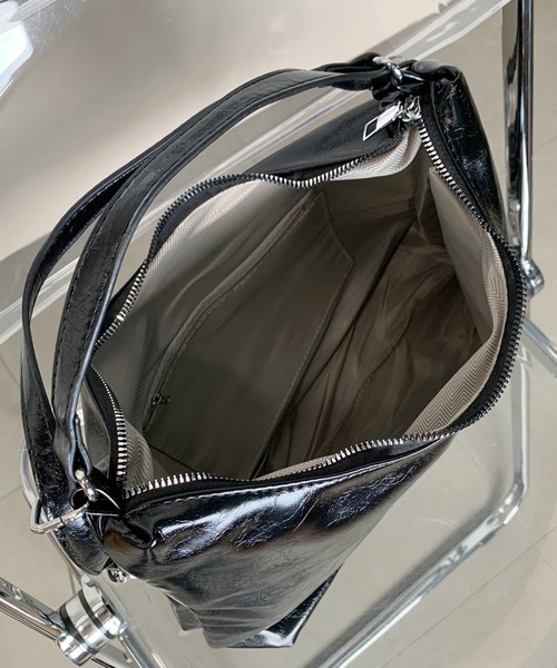 non-hedge(ノンヘッジ)の「Rロゴ2WAYバッグ(バックパック/リュック・レディース・ブラック/シルバー/アイボリー・FREE)」の21枚目の写真