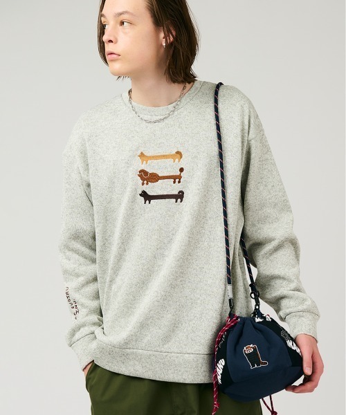 Design Tshirts Store graniph(デザイン ティーシャツ ストア グラニフ)の「FRUIT OF THE LOOM× graniph MINIIKAKU BAG(ハンドバッグ・メンズ・ネイビー・FREE)」の2枚目の写真