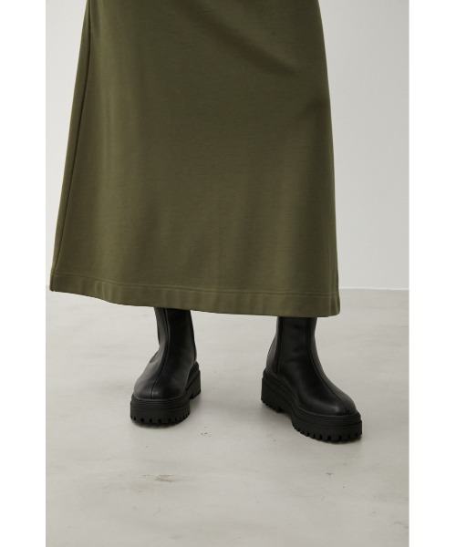 AZUL by moussy（アズールバイマウジー）の「トラックソールサイドゴアブーツ（ブーツ・レディース・ブラック/アイボリー・LL/MEDIUM/LARGE/SMALL）」の22枚目の写真