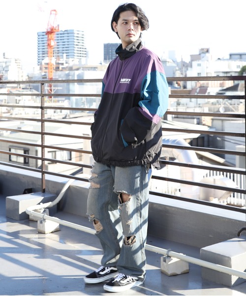 ８(eight)（エイト）の「ダメージデニムバギーパンツ（デニムパンツ・メンズ・ブラック/ブルー系その他/ブルー系その他2・MEDIUM/LARGE）」の15枚目の写真