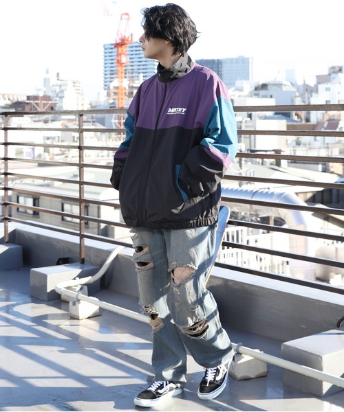 ８(eight)（エイト）の「ダメージデニムバギーパンツ（デニムパンツ・メンズ・ブラック/ブルー系その他/ブルー系その他2・MEDIUM/LARGE）」の17枚目の写真