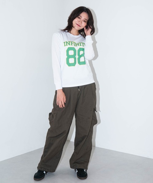 ZOZOTOWN限定】LHP×彩雪 / NUMBERING PRINT ORGANIC LONG SLEEVE