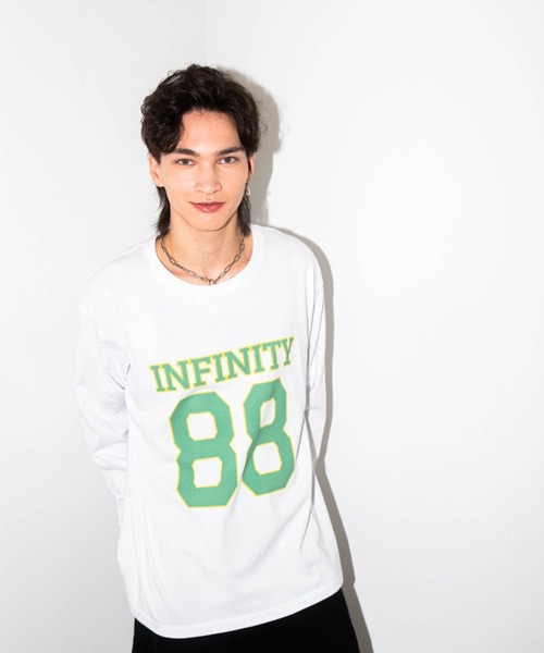 tシャツ 「ZOZOTOWN限定」LHP×彩雪 / NUMBERING PRINT ORGANIC  LONG SLEEVE TEE / ナンバリング ZOZOTOWN限定】LHP×彩雪 / NUMBERING PRINT ORGANIC LONG SLEEVE