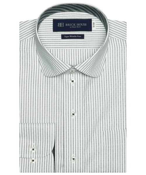 TOKYO SHIRTS(トウキョウシャツ)の「超形態安定ノーアイロン ラウンドカラー 長袖ビジネスワイシャツ(ビジネスシャツ・メンズ・ブルー・首回り43cm-裄丈86cm/首回り42cm-裄丈82cm/首回り41cm-裄丈86cm/首回り39cm-裄丈80cm/首回り41cm-裄丈82cm/首回り42cm-裄丈86cm/首回り39cm-裄丈84cm/首回り43cm-裄丈82cm/首回り37cm-裄丈80cm/首回り37cm-裄丈84cm)」の1枚目の写真