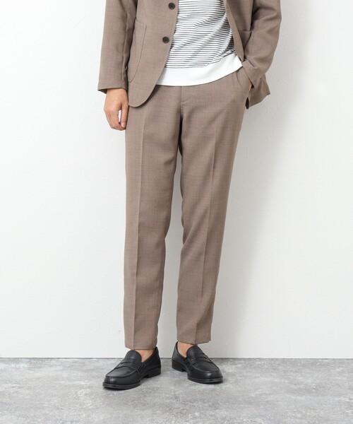 NOLLEY'S goodman（ノーリーズグッドマン）の「《セットアップ対応》EVALET リネンライク メッシュイージーパンツ（その他パンツ・メンズ・ベージュ/ネイビー/チャコールグレー・XL/M/S/L）」の2枚目の写真