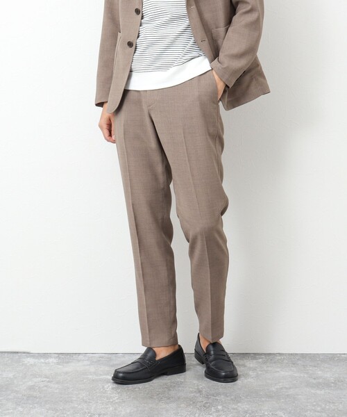 NOLLEY'S goodman（ノーリーズグッドマン）の「《セットアップ対応》EVALET リネンライク メッシュイージーパンツ（その他パンツ・メンズ・ベージュ/ネイビー/チャコールグレー・XL/M/S/L）」の6枚目の写真