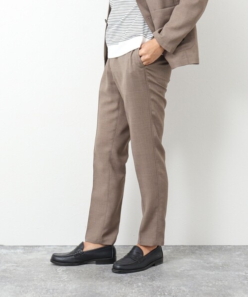 NOLLEY'S goodman（ノーリーズグッドマン）の「《セットアップ対応》EVALET リネンライク メッシュイージーパンツ（その他パンツ・メンズ・ベージュ/ネイビー/チャコールグレー・XL/M/S/L）」の7枚目の写真