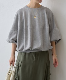 BEARDSLEY | ぷっくり裏毛袖ボリュームカットソー(Tシャツ/カットソー)