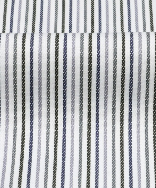 TOKYO SHIRTS（トウキョウシャツ）の「形態安定ノーアイロン スタンド 長袖ビジネスワイシャツ（ビジネスシャツ・レディース・グレー・L/LL/M）」の6枚目の写真