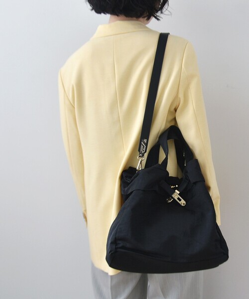 quaranciel: ベルトデザイン 2way トートバッグ（A4対応）（トート