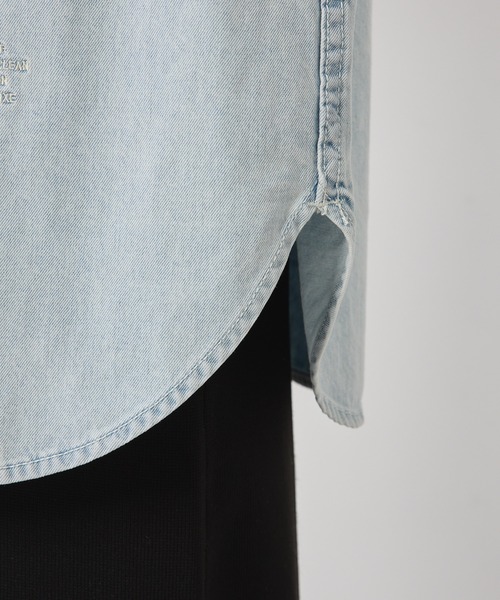PUAL CE CIN（ピュアルセシン）の「デニムシャツ（シャツ/ブラウス・レディース・ブルー/ブルー系その他・FREE）」の18枚目の写真