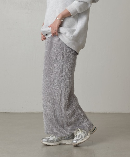 Lui's（ルイス）の「フリンジナロースカート（スカート・レディース・ライトグレー/チャコールグレー/オフホワイト・FREE）」の22枚目の写真