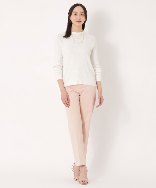 S.ESSENTIALS(エスエッセンシャルズ)の「ミニケーブルニット(ニット/セーター・レディース・ライトブルー/グリーン/オフホワイト・38)」の12枚目の写真