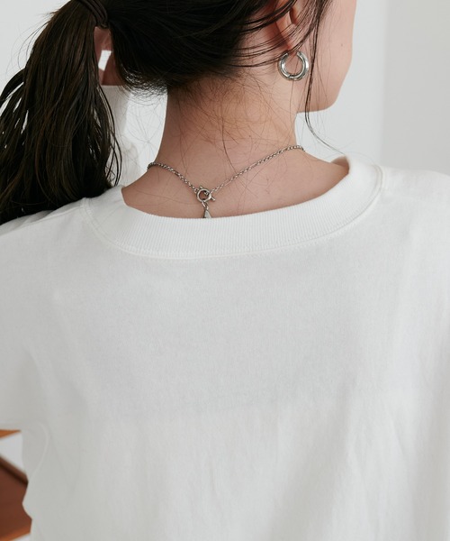 DISCOAT（ディスコート）の「【WEB限定】スーベニアグラフィックロングTシャツ《ユニセックス》（Tシャツ/カットソー・レディース・オフホワイト/チャコールグレー/ライトベージュ・FREE）」の17枚目の写真