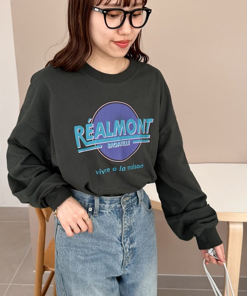 DISCOAT（ディスコート）の「【WEB限定】スーベニアグラフィックロングTシャツ《ユニセックス》（Tシャツ/カットソー・レディース・オフホワイト/チャコールグレー/ライトベージュ・FREE）」の6枚目の写真