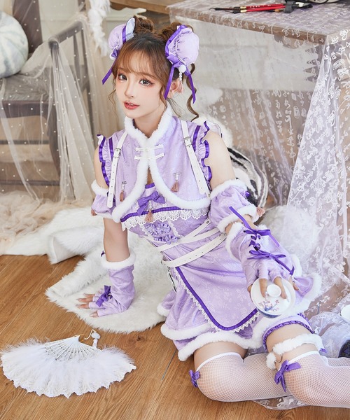 Malymoon（マリームーン）の「もこもこハーネスチャイナ《ハロウィン