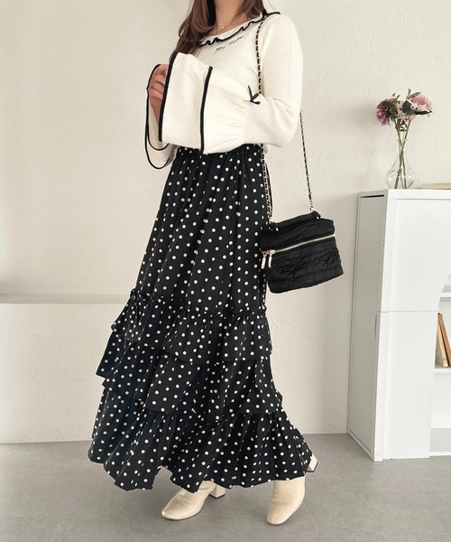 apres jour（アプレジュール）の「ティアードスカート【ZOZOTOWN限定