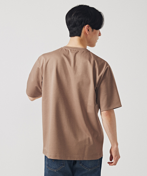 EDIFICE（エディフィス）の「40ゲージ ダブルフェイス Tシャツ（Tシャツ/カットソー・メンズ・ブラック/ホワイト/キャメル/ブルー・SMALL/MEDIUM/LARGE）」の22枚目の写真