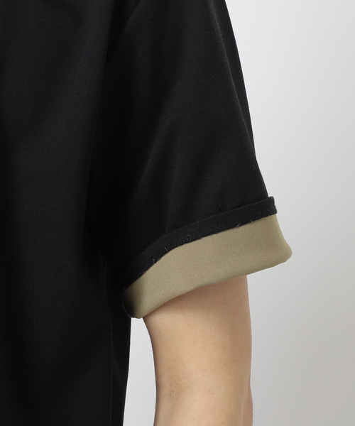 EDIFICE（エディフィス）の「40ゲージ ダブルフェイス Tシャツ（Tシャツ/カットソー・メンズ・ブラック/ホワイト/キャメル/ブルー・SMALL/MEDIUM/LARGE）」の9枚目の写真