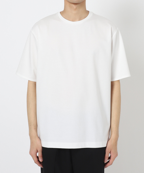 EDIFICE（エディフィス）の「40ゲージ ダブルフェイス Tシャツ（Tシャツ/カットソー・メンズ・ブラック/ホワイト/キャメル/ブルー・SMALL/MEDIUM/LARGE）」の7枚目の写真