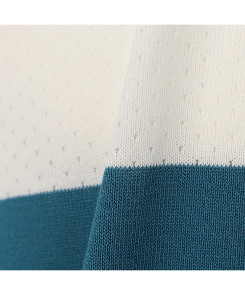 BRIEFING（ブリーフィング）の「【ブリーフィングゴルフ】MENS PANEL MESH SHIRT RELAXED FIT／メンズパネルメシュシャツリラックスドフィット（ポロシャツ・メンズ・ブラック/ネイビー/ブルー・L/M）」の4枚目の写真