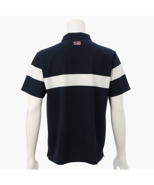 BRIEFING（ブリーフィング）の「【ブリーフィングゴルフ】MENS PANEL MESH SHIRT RELAXED FIT／メンズパネルメシュシャツリラックスドフィット（ポロシャツ・メンズ・ブラック/ネイビー/ブルー・L/M）」の20枚目の写真