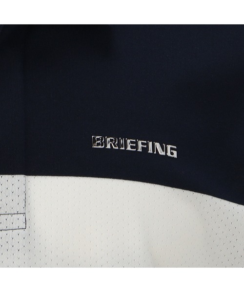 BRIEFING（ブリーフィング）の「【ブリーフィングゴルフ】MENS PANEL MESH SHIRT RELAXED FIT／メンズパネルメシュシャツリラックスドフィット（ポロシャツ・メンズ・ブラック/ネイビー/ブルー・L/M）」の21枚目の写真