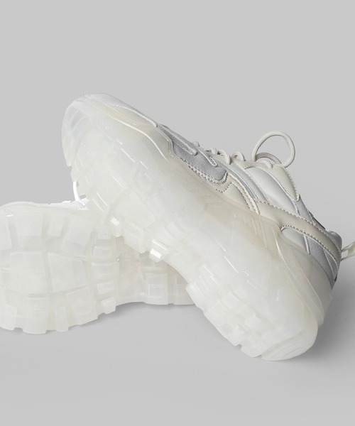 minia（ミニア）の「クリアソールダッドスニーカー（スニーカー・レディース・ホワイト系その他/ホワイト・LL/S/M/L）」の8枚目の写真