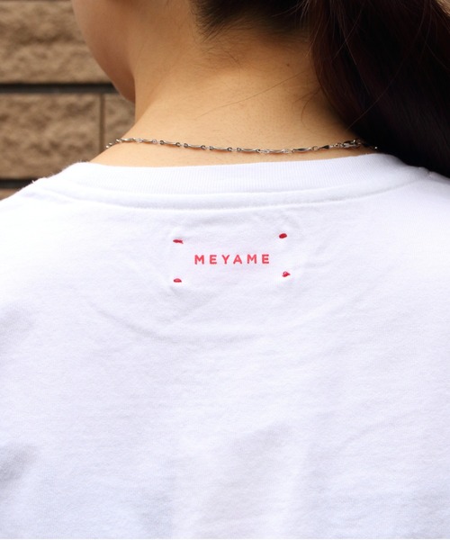 tシャツ MEYAME/メヤメ　フォトTEE　PHOTO TEE レディース 楽天市場】[MEY-1836]MEYAME(メヤメ) PHOTO TEE(A) フォトT