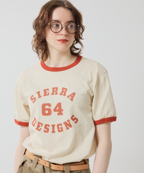 Good Onコラボ＞USAコットン使用 リンガーT / Good On × SIERRA