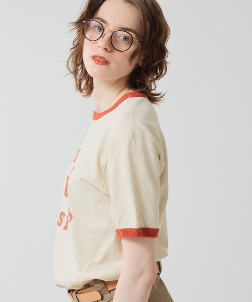 SIERRA DESIGNS（シェラデザイン）の「2026年春夏商品【日本製】SIERRA DESIGNS 64 RINGER TEE（Tシャツ/カットソー・レディース・オリーブ/ネイビー/ブルー/オレンジ・WOMENS S/X-LARGE/MEDIUM/LARGE）」の10枚目の写真