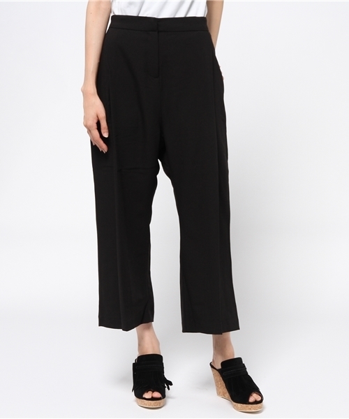 CIAOPANIC TYPY（チャオパニックティピー）の「ジョーゼットタックガウチョパンツ（その他パンツ・レディース・カーキ/ブラック・SMALL/MEDIUM）」の2枚目の写真