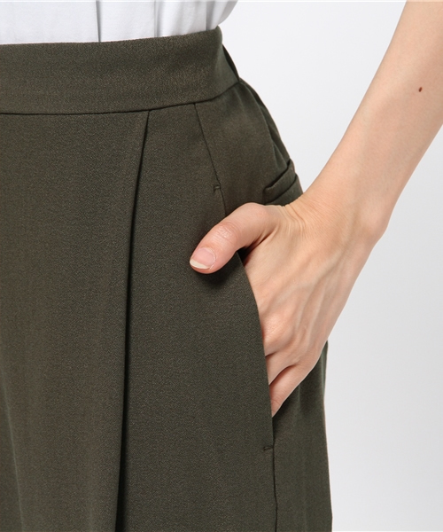 CIAOPANIC TYPY（チャオパニックティピー）の「ジョーゼットタックガウチョパンツ（その他パンツ・レディース・カーキ/ブラック・SMALL/MEDIUM）」の13枚目の写真