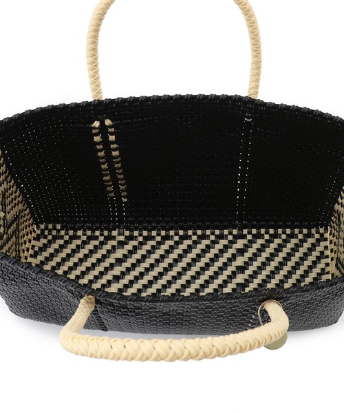 Letra(レトラ)の「【Letra for SALON】別注FLOR SHORT STYLE XS(かごバッグ・レディース・ブラック/キナリ・FREE)」の20枚目の写真