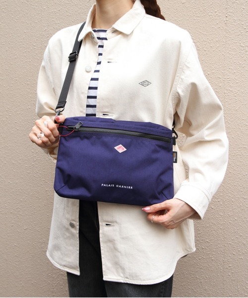 DANTON（ダントン）の「DANTON/ダントン　パレ ガルニエ　PALAIS GARNIER（ショルダーバッグ・レディース・グレイッシュベージュ/ダークグレー/ブラック/パープル・FREE）」の4枚目の写真