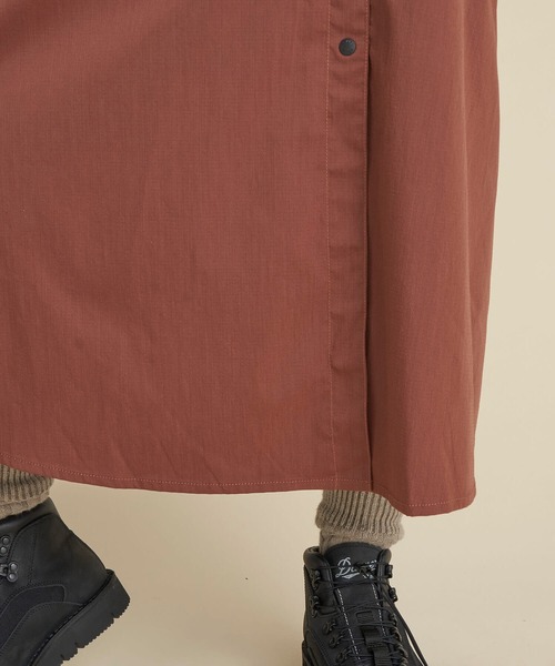 NANGA（ナンガ）の「HINOC RIPSTOP WRAP SKIRT W/ヒノックリップス