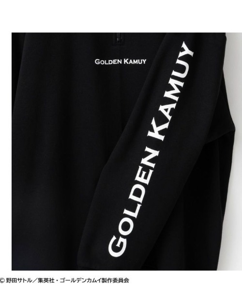 Mac-House（マックハウス）の「TVアニメ『ゴールデンカムイ』 ハーフジッププルオーバー（スウェット・メンズ・ブラック・M/L/XL）」の9枚目の写真