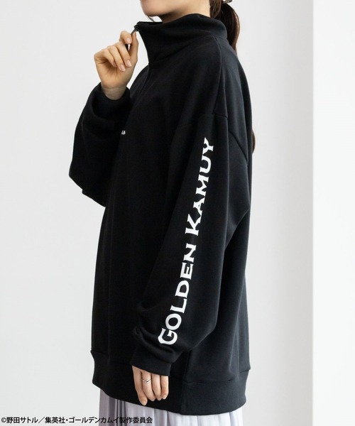 Mac-House（マックハウス）の「TVアニメ『ゴールデンカムイ』 ハーフジッププルオーバー（スウェット・メンズ・ブラック・M/L/XL）」の12枚目の写真