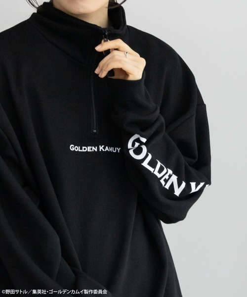 Mac-House（マックハウス）の「TVアニメ『ゴールデンカムイ』 ハーフジッププルオーバー（スウェット・メンズ・ブラック・M/L/XL）」の14枚目の写真