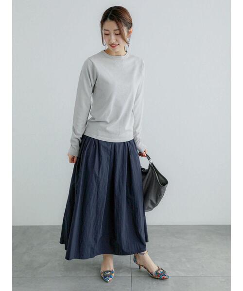 Te chichi（テチチ）の「クルーネックベーシックプルオーバー（ニット/セーター・レディース・オフホワイト/グレー/ピンク・F）」の14枚目の写真