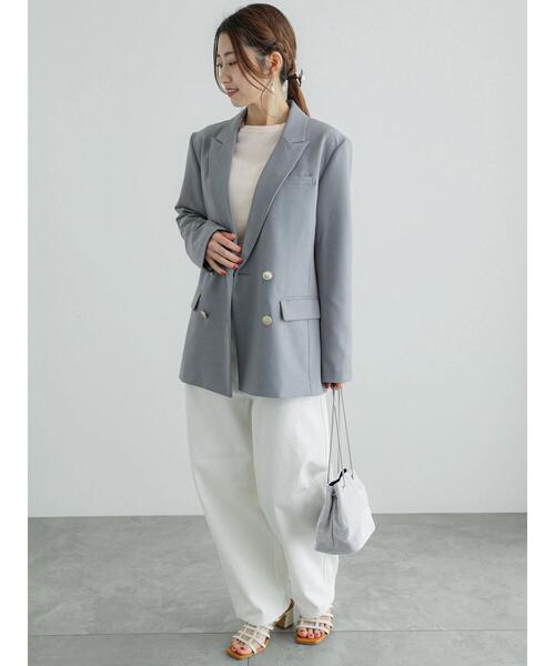 Te chichi（テチチ）の「クルーネックベーシックプルオーバー（ニット/セーター・レディース・オフホワイト/グレー/ピンク・F）」の15枚目の写真