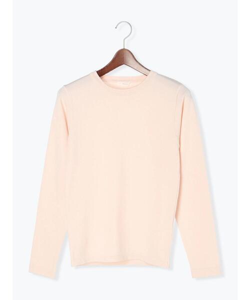 Te chichi（テチチ）の「クルーネックベーシックプルオーバー（ニット/セーター・レディース・オフホワイト/グレー/ピンク・F）」の19枚目の写真