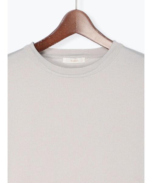 Te chichi（テチチ）の「クルーネックベーシックプルオーバー（ニット/セーター・レディース・オフホワイト/グレー/ピンク・F）」の22枚目の写真