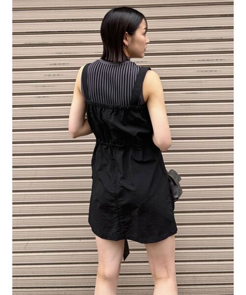 MURUA（ムルーア）の「カーゴベアミニワンピース（ワンピース・レディース・ホワイト/ブラック/グレー・FREE）」の10枚目の写真