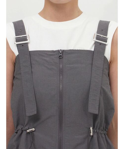 MURUA（ムルーア）の「カーゴベアミニワンピース（ワンピース・レディース・ホワイト/ブラック/グレー・FREE）」の17枚目の写真